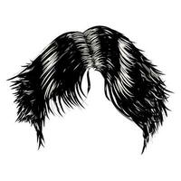 ilustração Projeto do eboy corte de cabelo Penteado vetor