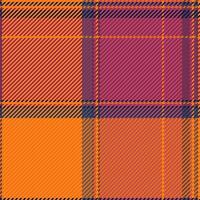 tecido vetor desatado do padronizar fundo têxtil com uma xadrez textura Verifica tartan.