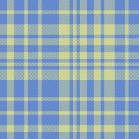 tecido padronizar têxtil do xadrez Verifica textura com uma vetor desatado fundo tartan.