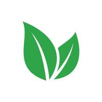 verde folha vetor, eco folhas spa logotipo modelo vetor