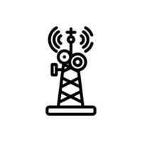 rádio antena placa símbolo vetor ícone