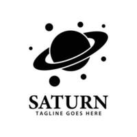 Saturno ícone dentro plano estilo. planeta isolado em branco isolado fundo. vetor ilustração