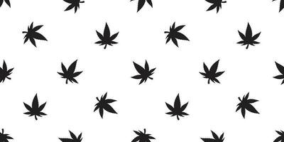 maconha desatado padronizar erva daninha vetor cannabis folha cachecol isolado repetir papel de parede telha fundo plantar