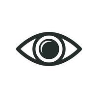 olho ícone vetor Projeto ilustração ótico símbolo