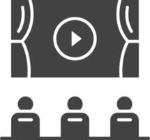 cinema ícone vetor imagem. adequado para Móvel aplicativos, rede apps e impressão meios de comunicação.