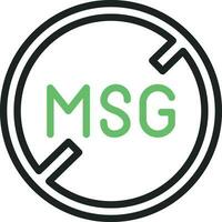 msg ícone vetor imagem. adequado para Móvel aplicativos, rede apps e impressão meios de comunicação.