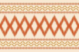 étnico ikat tecido padronizar geométrico estilo.africano ikat bordado étnico oriental padronizar creme fundo. resumo,illustration.texture,vestuário,quadro,decoração,tapete,motivo. vetor