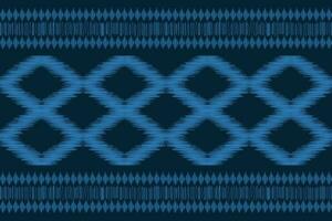 étnico ikat tecido padronizar geométrico estilo.africano ikat bordado étnico oriental padronizar azul fundo. resumo,illustration.texture,vestuário,quadro,decoração,tapete,motivo. vetor