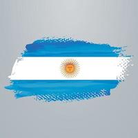 escova da bandeira da argentina vetor