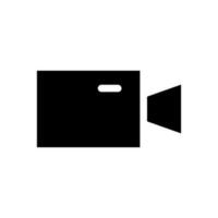 vídeo Câmera ícone vetor símbolo Projeto ilustração
