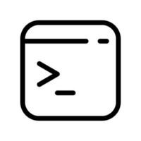 terminal ícone vetor símbolo Projeto ilustração