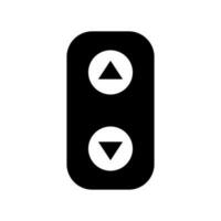 elevador botões ícone vetor símbolo Projeto ilustração