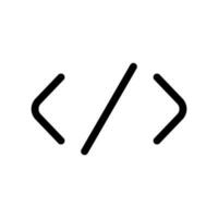 codificação ícone vetor símbolo Projeto ilustração