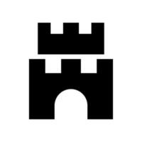 castelo ícone vetor símbolo Projeto ilustração