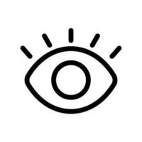 olho ícone vetor símbolo Projeto ilustração