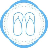 ícone de vetor de sandálias