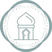 ícone de vetor de porta masjid