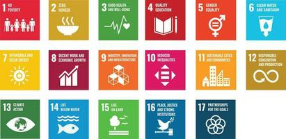 sustentável desenvolvimento metas ícone ilustração vetor