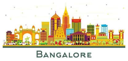 Bangalore cidade Horizonte. vetor
