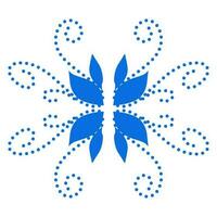 azul cor étnico mandala padrão Projeto ilustração. perfeito para logotipos, ícones, adesivos, tatuagens, Projeto elementos para sites, anúncios e mais. vetor