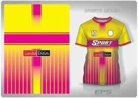 vetor Esportes camisa fundo imagem.rosa amarelo nacional bandeira padronizar projeto, ilustração, têxtil fundo para Esportes camiseta, futebol jérsei camisa