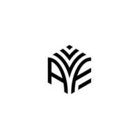 vaf hexágono logotipo vetor, desenvolver, construção, natural, finança logotipo, real Estado, adequado para seu empresa. vetor