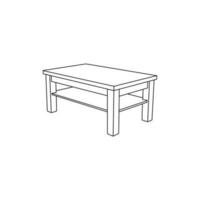 mobília mesa ícone logotipo Projeto inspiração vetor modelo