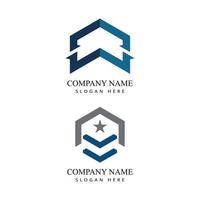 ícone de vetor modelo de logotipo profissional finanças negócios