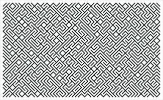 geométrico Labirinto padrão, ilustração para tecido, papel de parede, e decorativo fundo vetor