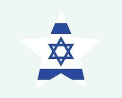 Israel Estrela bandeira vetor