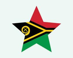 vanuatu Estrela bandeira vetor