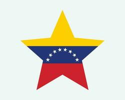 Venezuela Estrela bandeira vetor