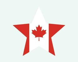 Canadá Estrela bandeira vetor