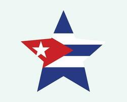 Cuba Estrela bandeira vetor