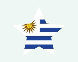 Uruguai Estrela bandeira vetor