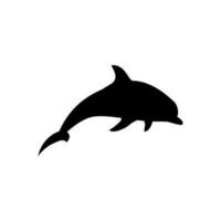 golfinho ícone vetor. peixe ilustração placa. assassino baleia símbolo. mar vida logotipo. vetor