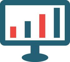 gráfico glifo dois cor ícone para pessoal e comercial usar. vetor