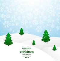 Árvore de cartão feliz Natal com vetor de fundo glitters