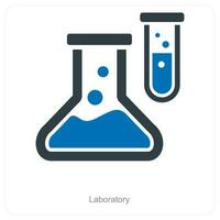 laboratório e Ciência ícone conceito vetor
