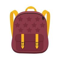 colori escola mochila. Educação e estude costas para escola, o saco da escola bagagem, mochila vetor ilustração. aluna sacolas para rede, site, anúncio, bandeira, poster, folheto, borda