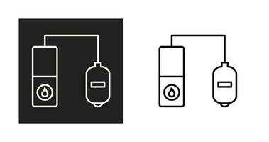 ícone de vetor de sistema de aquecimento