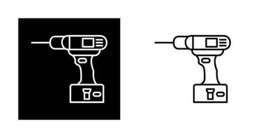 ícone de vetor de máquina de perfuração