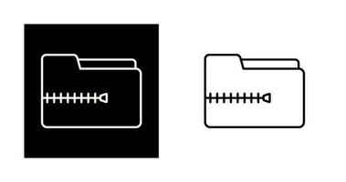 ícone de vetor de arquivo zip