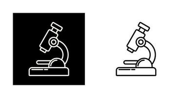 ícone de vetor de microescopo