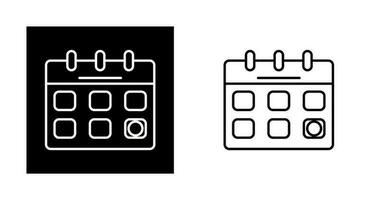 ícone de vetor de calendário