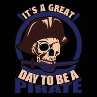 conversa gostar uma pirata vetor