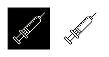 ícone de vetor de seringa