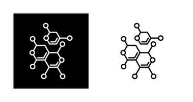 ícone de vetor de moléculas