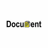 documento logotipo projeto, logótipo e vetor logotipo