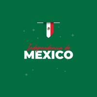 México independência dia Projeto modelo vetor